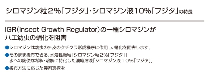 シロマジン粒2％「フジタ」<br />シロマジン液10％「フジタ」